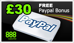 888 casino Paypal special bonus